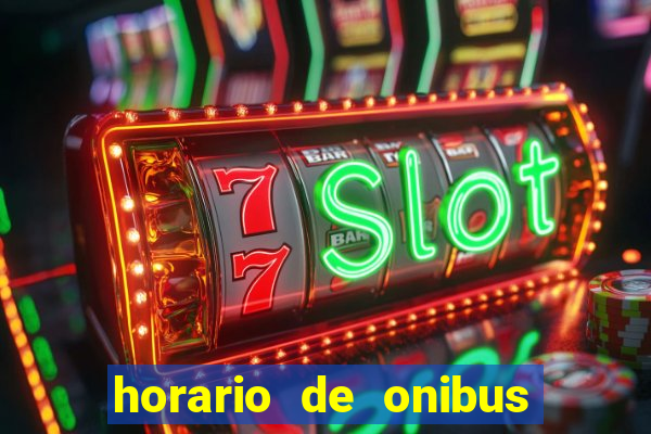 horario de onibus santos dumont x juiz de fora